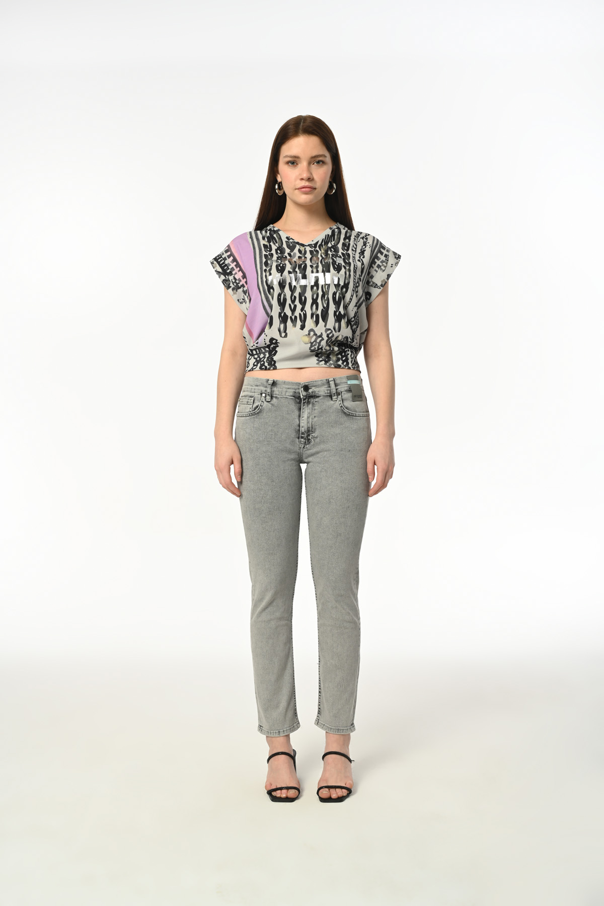 Slim BELLA Günlük Kadın Straight Strech Jean Normal Bel Traditional 5 Cep Denim Pantolon