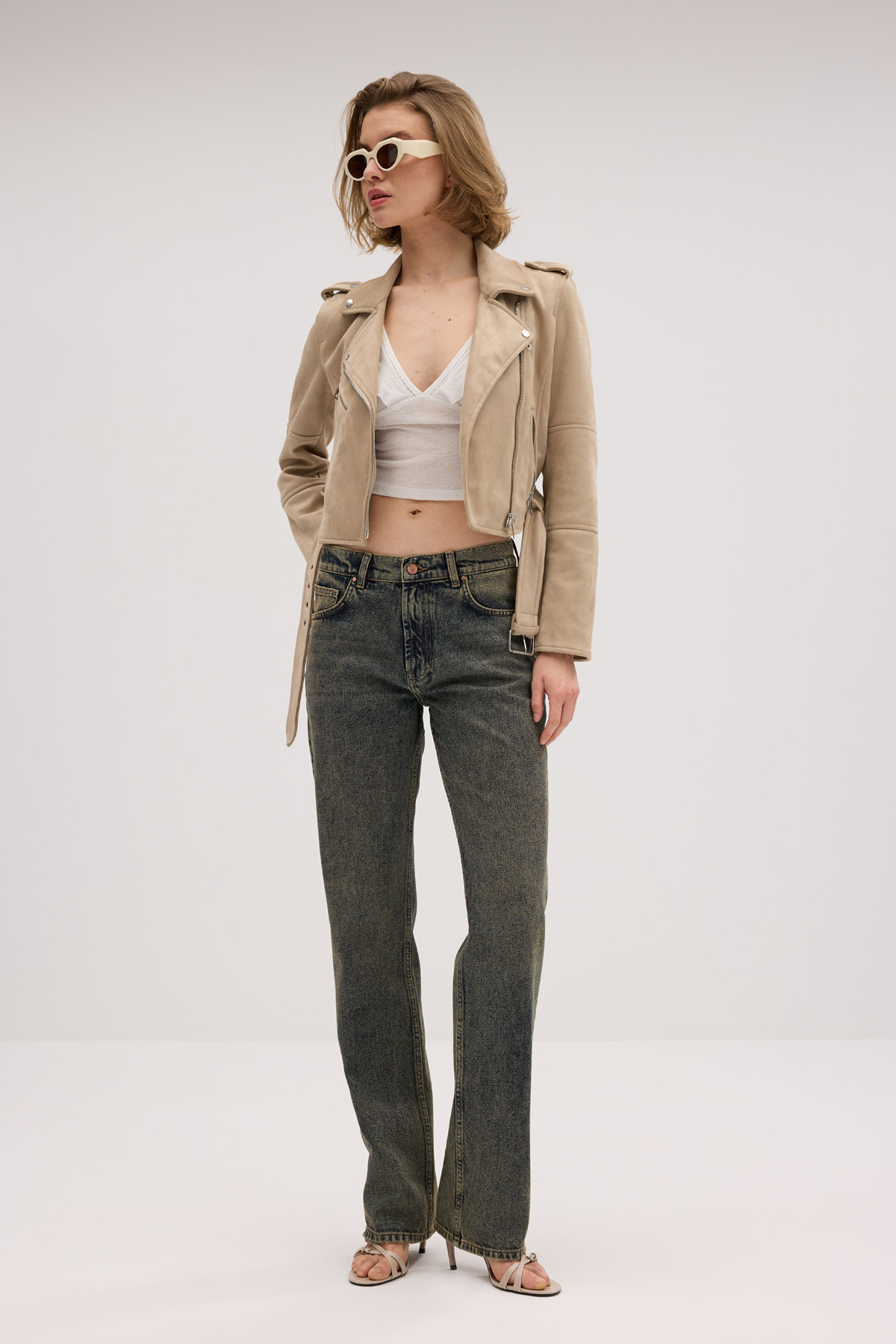 Klasik D371 Günlük Kadın Straight Jean Rigit Normal Bel Comfort 5 Cep Denim Pantolon