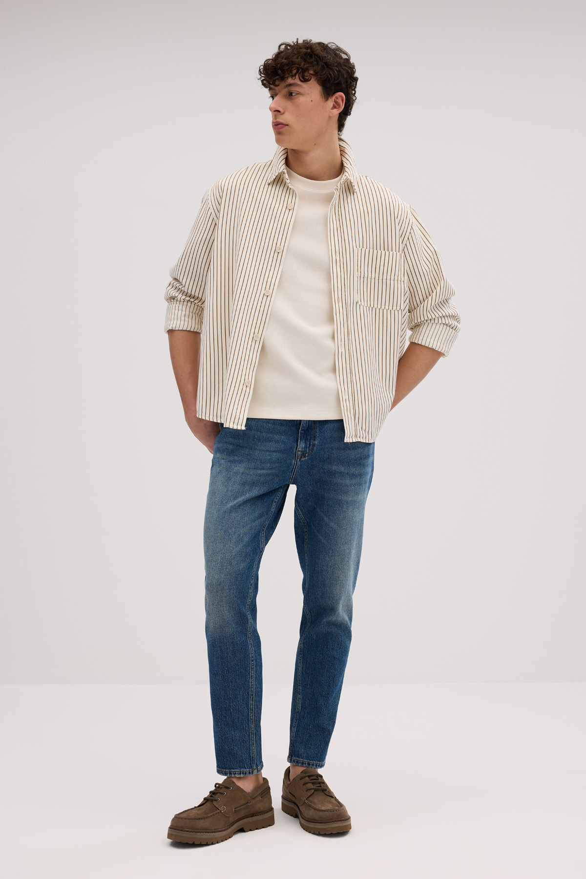 Tapered D275 Günlük Erkek Tapered Strech Jean Normal Bel Young 5 Cep Denim Pantolon