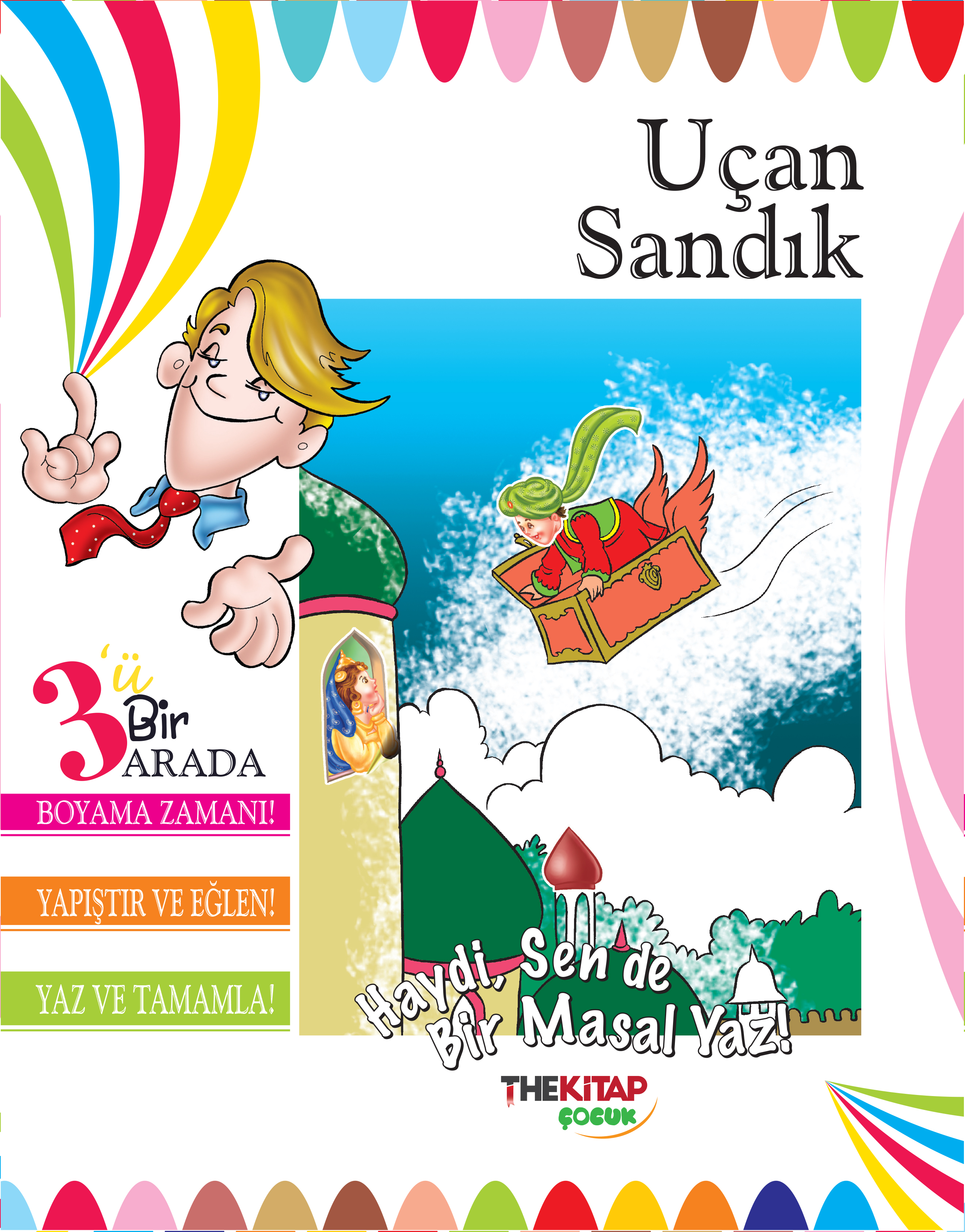 Üçü Bir Arada Etkinlik Kitabı –  Uçan Sandık