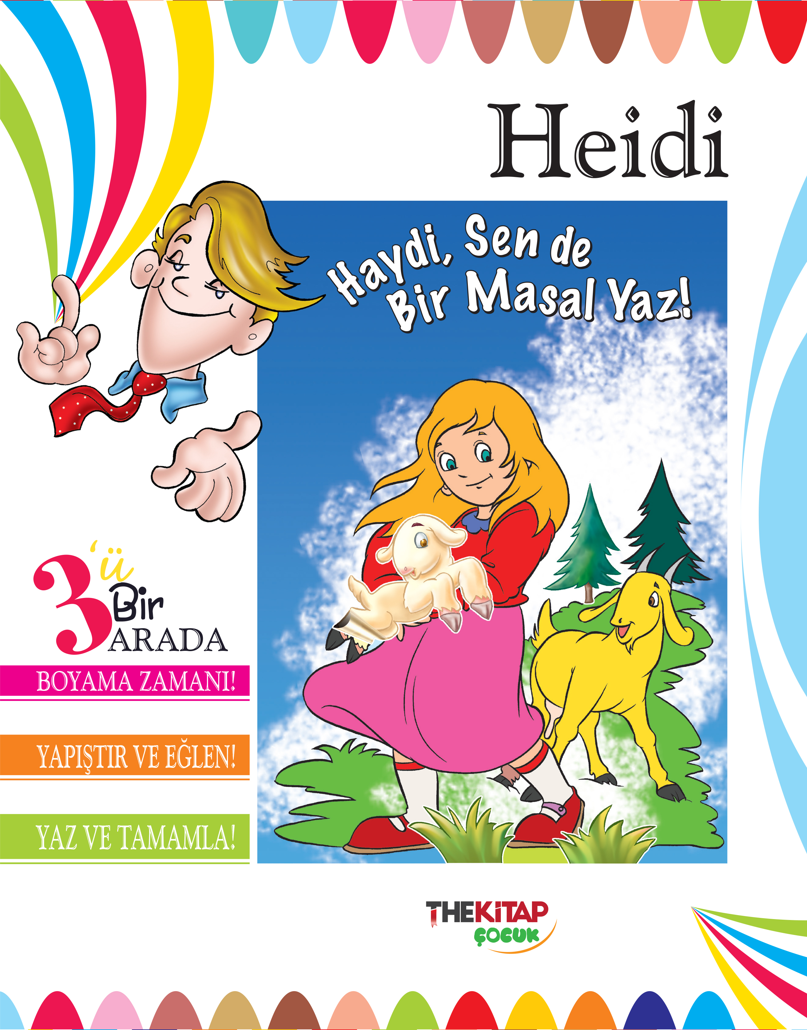 Üçü Bir Arada Etkinlik Kitabı – Heidi