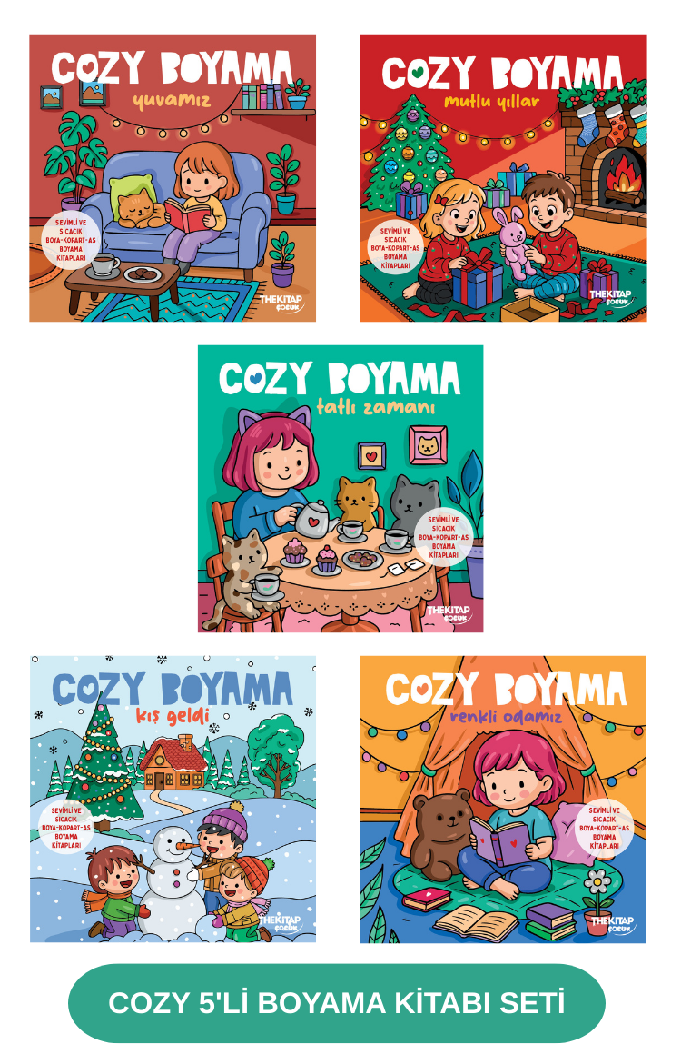 Cozy 5'liBoyama Kitabı Seti