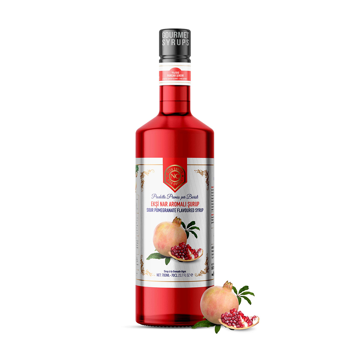 Nish Ekşi Nar Aromalı Şurup 700ML - P