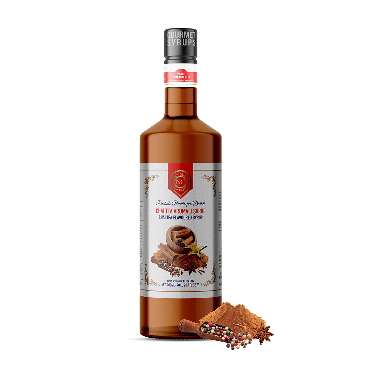 Nish Chai Tea  Aromalı Şurup 700 ML- P