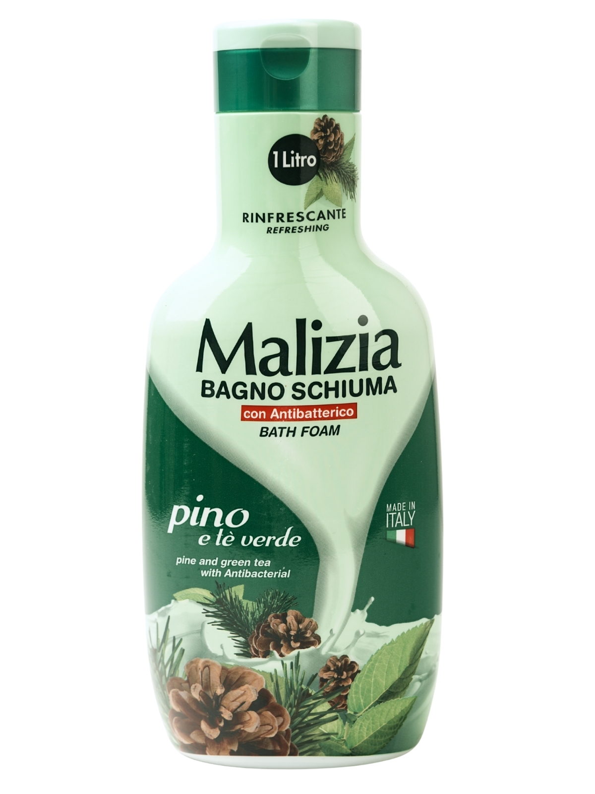 Malizia Duş Jeli Çam ve Yeşil Çay (Antibakteriyel) 1000 ml