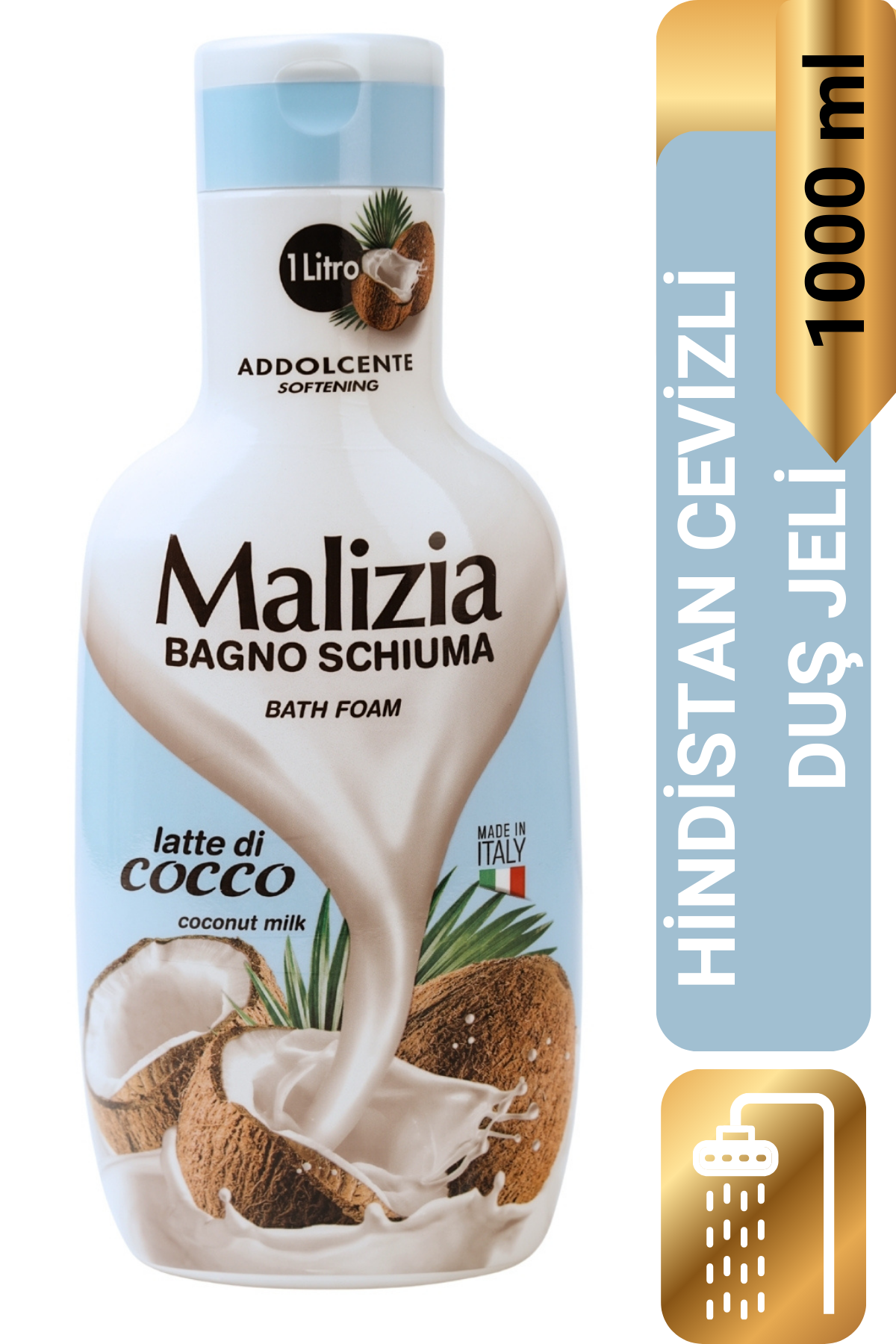Malizia Duş Jeli Hindistan Cevizi 1000 ml