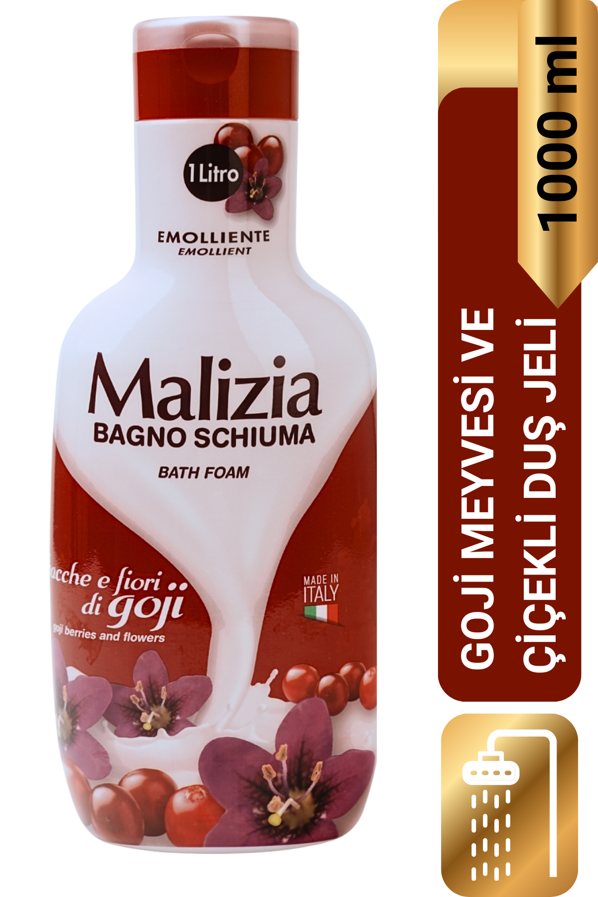 Malizia Duş Jeli Goji Meyvesi ve Çiçekler 1000