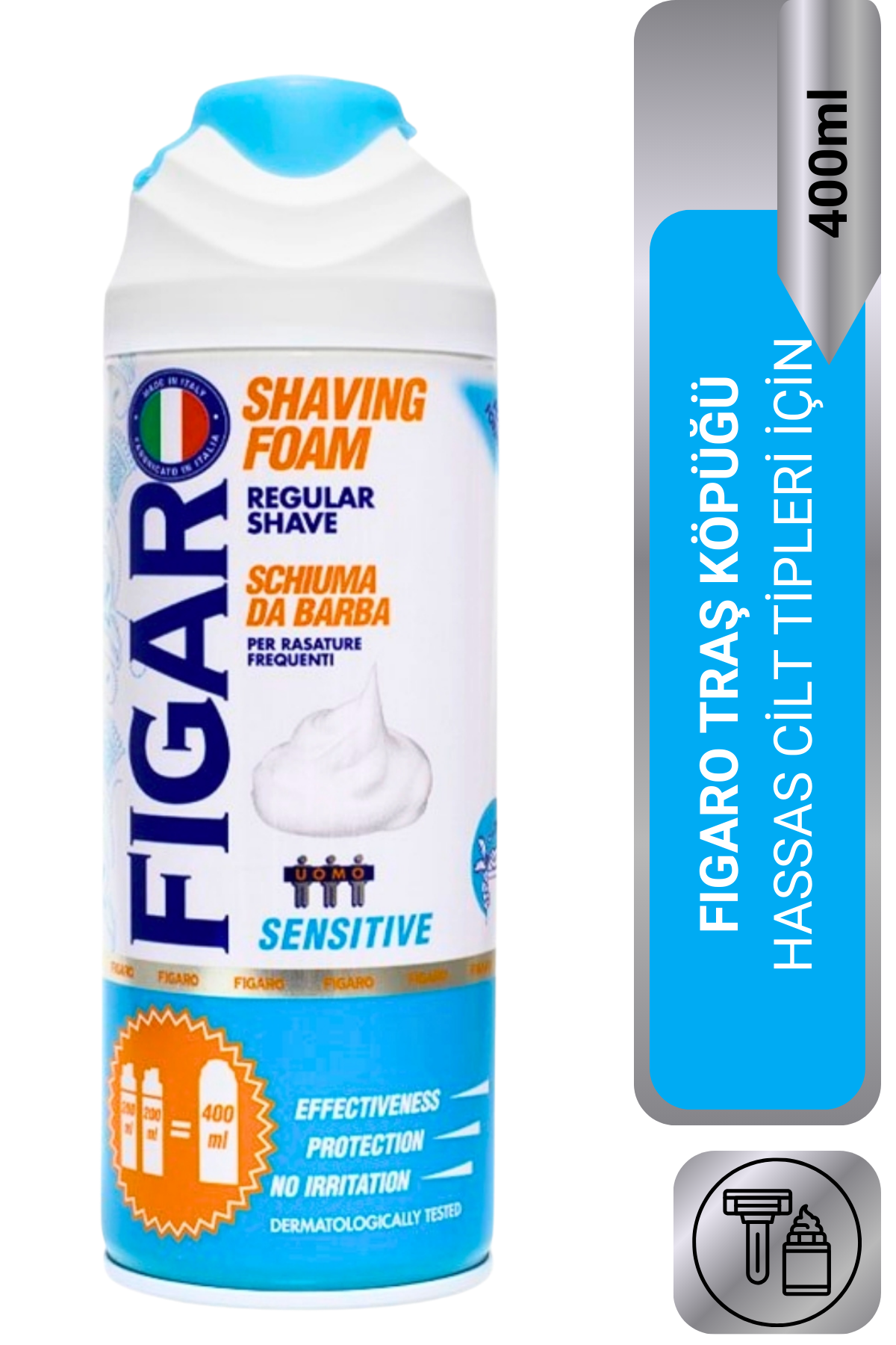 Figaro Tıraş Köpüğü Hassas cilt 400 ml