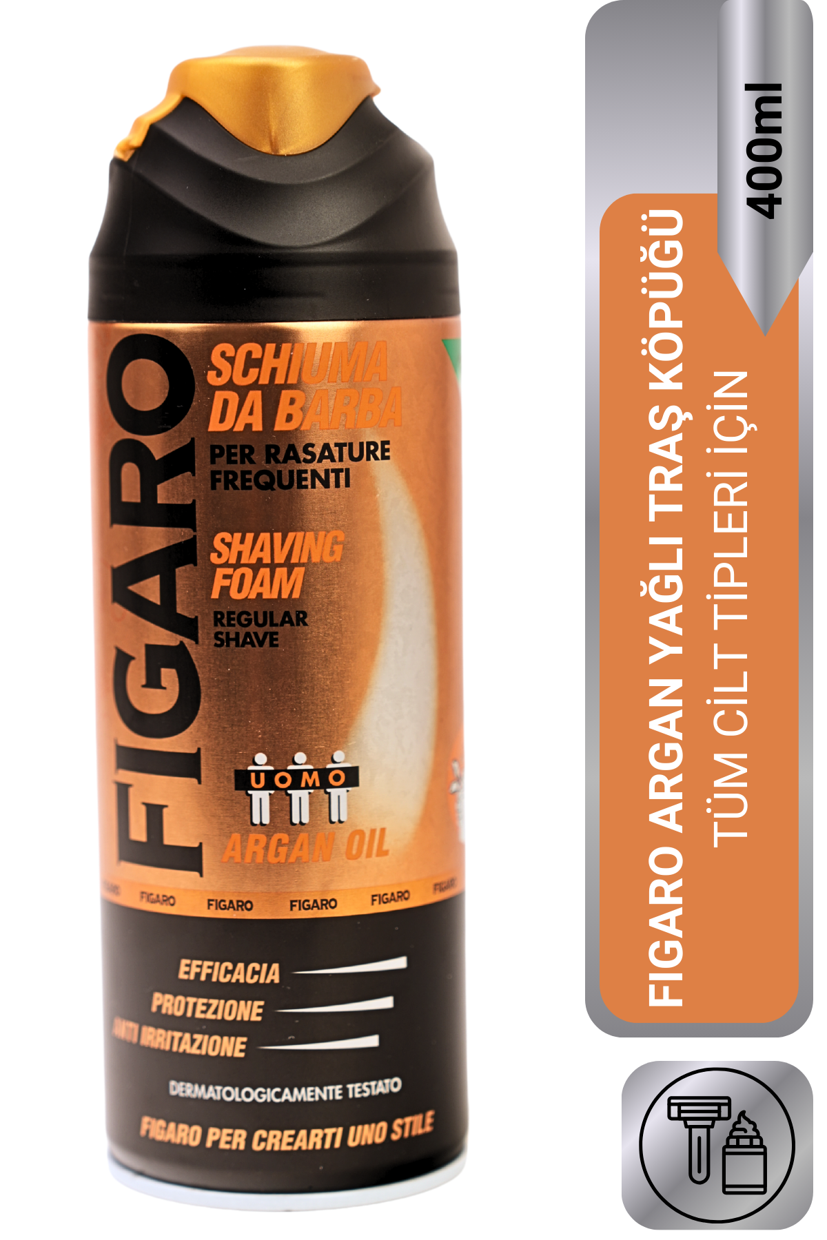 Figaro Tıraş Köpüğü Argan Yağı 400 ml