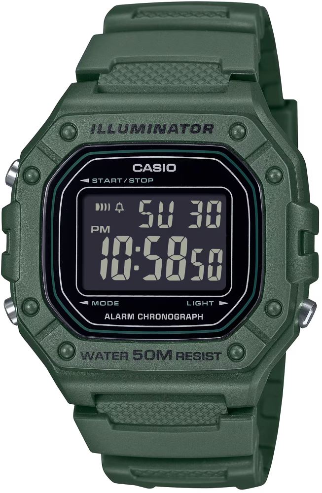 Casio W-218H-3BVDF Dijital Kol Saati