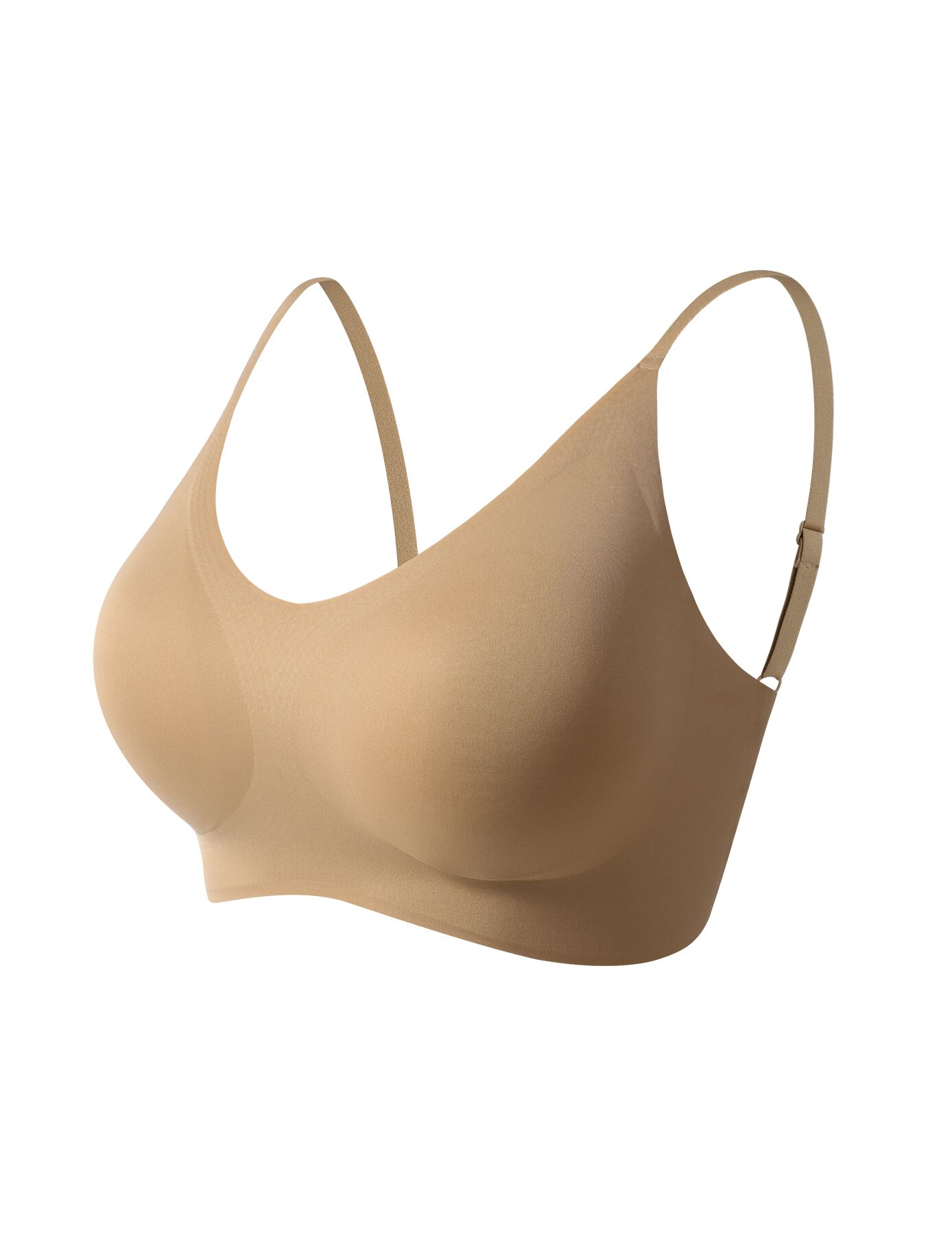 350120 Lazer Kesim Dikişsiz Pedli Ayarlanabilir Askılı Rahat Görünmez Etki Günlük Sütyen