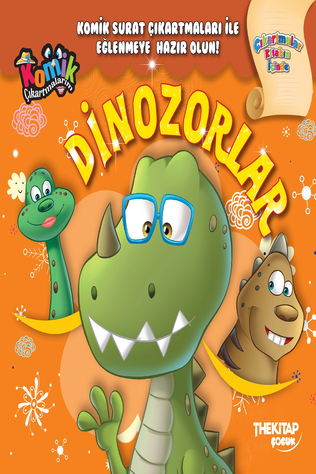 Komik Çıkartmalarım Dinozorlar